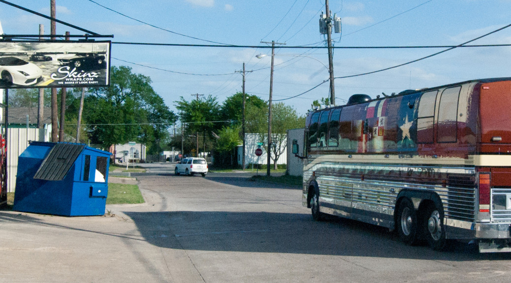 Austin Hook'em Horns Prevost Private Tour Bus Wrap