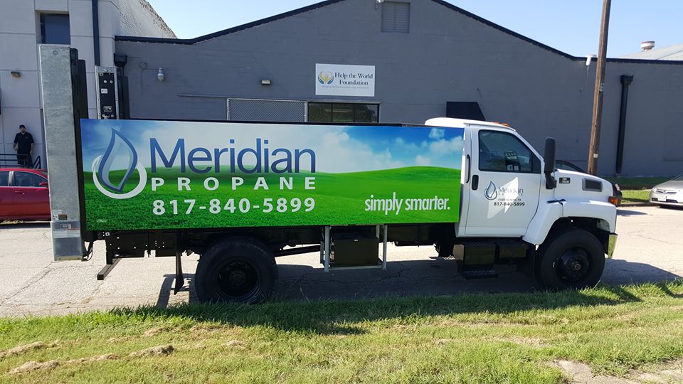 Meridian Propane Box Truck Wrap